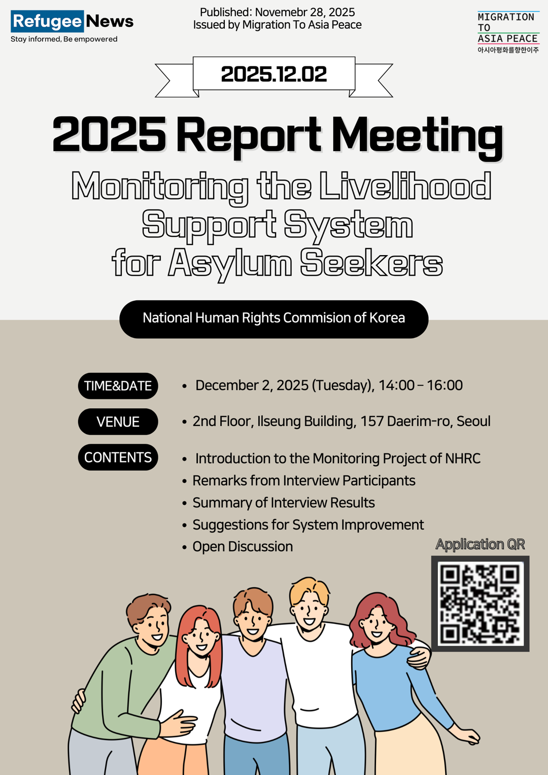 Refugee Applicant Livelihood Support System: Issues and Monitoring Results (2025) (1/1)